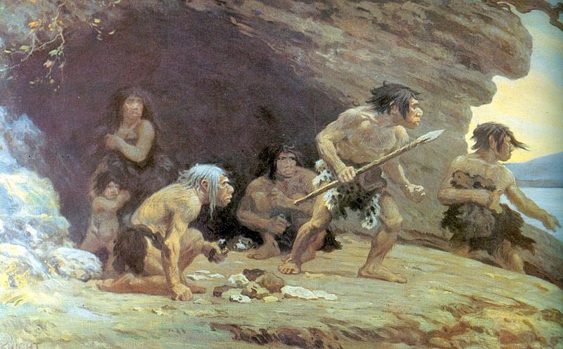 Neandertal par Knight 1920