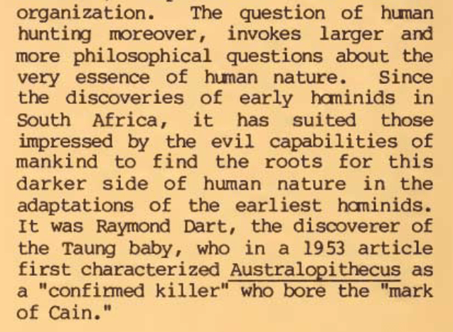 Gordon 1985 Man the scavenger
