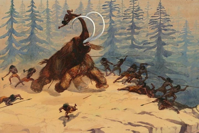 Chasse aux mamouths franck Delage